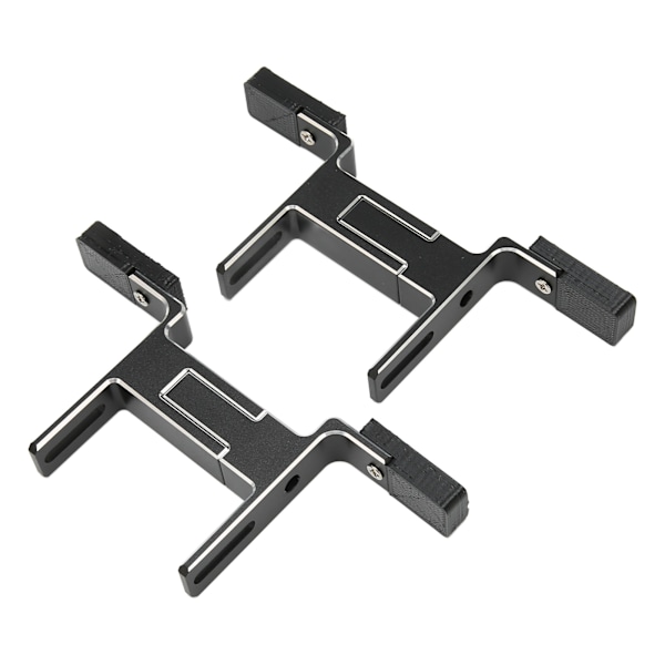 Vattenpumpsfäste Aluminiumlegering Skrivbordsvattenkylningspump Radiatorstöd Hållare för 25‑45mm Radiatorfläkt Svart
