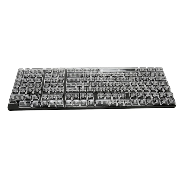 Keycap Set 132 Tangenter Högtransparent PC CBSA Höjd Matt Ergonomisk DIY Ersättningsknappar för Mekaniskt Tangentbord Vit