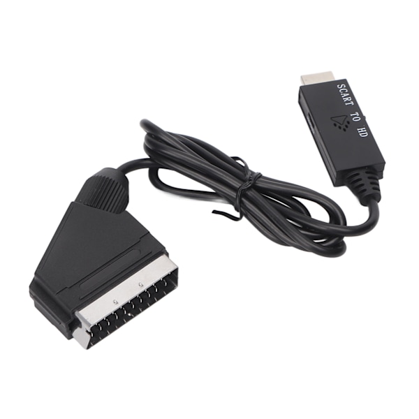 SCART till HD Multimedia Interface Adapter 720P 1080P Omkopplingsbar Full HD Videokonverterare för Xbox DVD Set Top Box