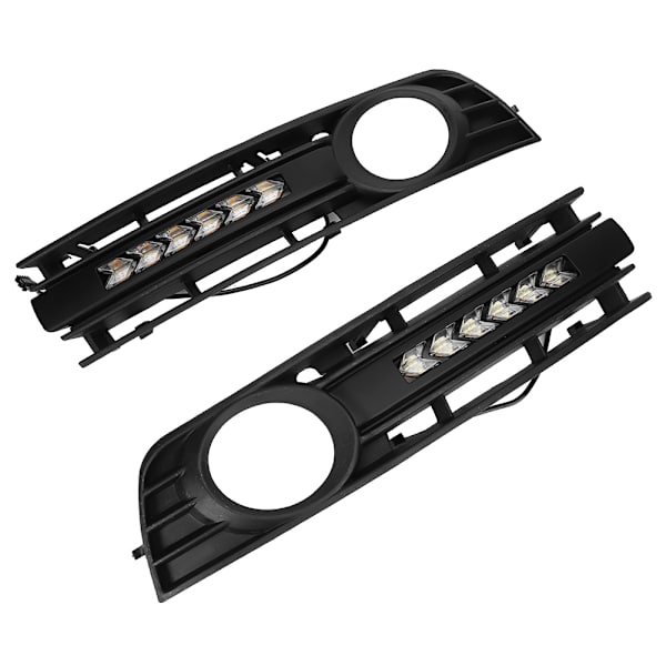 2 st Galler Dimljus Blinkers vardagslampa Passar till Audi A4 B6 01-05(svart)