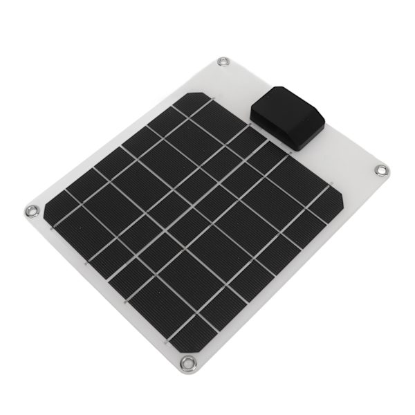 5W 5V solpanel monokristallin kraftgeneratorpanel Batteriladdarsats för bilbåtsläp husbil Vit