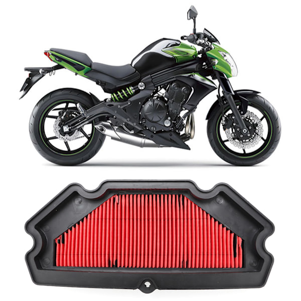Ilmansuodatin sopii Kawasaki ER-6N ER6N ER650 EX650 Ninja 650 2012-2016