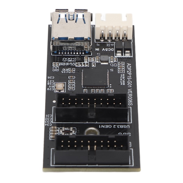 USB3.2 GEN1 Adapterkort 5Gbps Transmission Stabil Bredt Kompatibel 19PIN til 2 Port 19PIN Kort til Desktop Bundkort