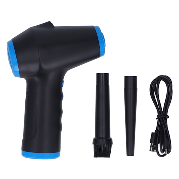 Electric Air Duster Bärbara LED-lampor USB Laddning Tryckluft Duster för tangentbord Bilfläktar 5000mAH