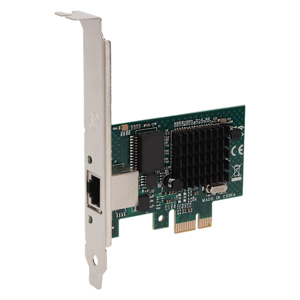 PCI Express X1 Nätverkskort Gigabit Enkelt Port Koppar Kabel Server NIC Ethernet Kort för Windows för Linux