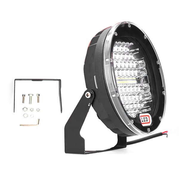 300W 7-tommers rund spotlampe 30000LM 6000K Spotlights med høj lysstyrke IP68 Vandtæt