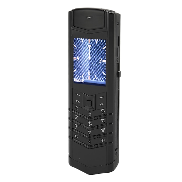 Rett Mobiltelefon 1,5 tommer 2G-nettverk Dobbel Standby 1600mAh for Eldre og Studenter