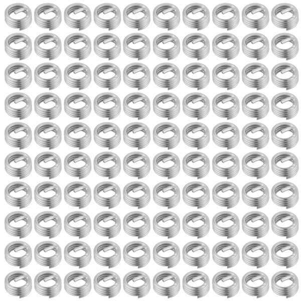 Rustfrit stål gevindindsatser - pakke med 100, M6 x 1,0 x 1D længde