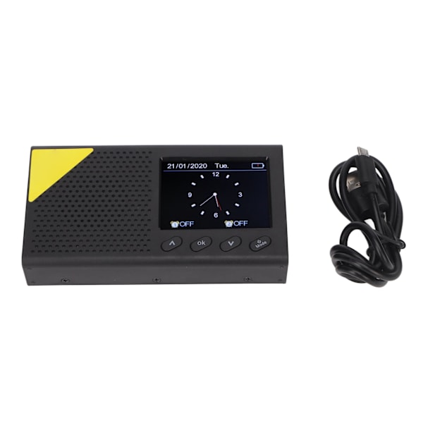 Digital DAB-radio Bluetooth 2,4-tums färg LCD-skärm Auto Tune 20 Radiostationer AM FM-radio