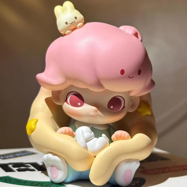 Pop Mart Rab Monster 9cm Samlarfigur Djurriket Överraskningsbox Leksak 4