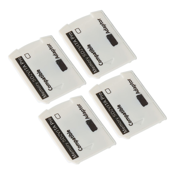 4 stk. for PSV Minnekortadapter Mikro Lagringskortadapter for PS Vita 1000 2000 for PS TV