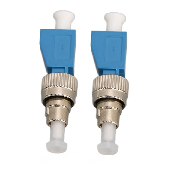 2 stk Feilfinner Fiberadapter FC Hann til LC Hunn SM 9/125 Hybrid Gjenbrukbar Lavt Tap Fiberoptisk Adapter for VFL CATV