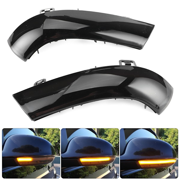 2st Dynamisk LED-blinkersljus Backspegelindikatorer 1K0 949 101 / 1K0 949 102 Passar för 5 MK5