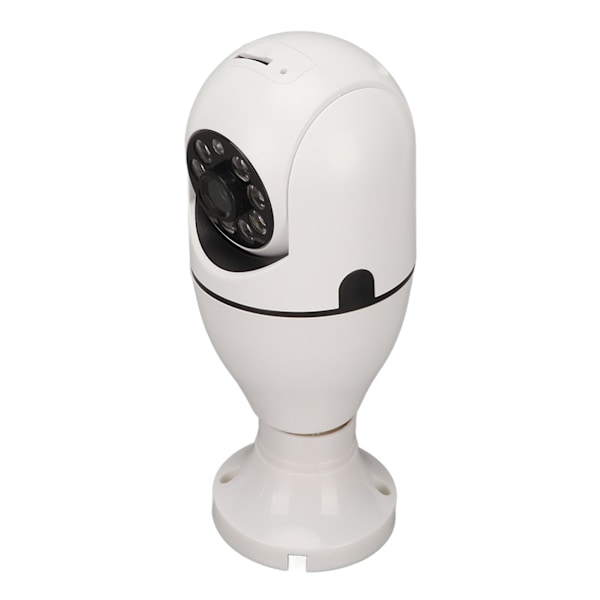 Lyskontakt Sikkerhetskamera 1080P Trådløst 2.4GHz WiFi Hjemmesikkerhetskamera Bevegelsesdeteksjon Alarmkamera 110‑240V