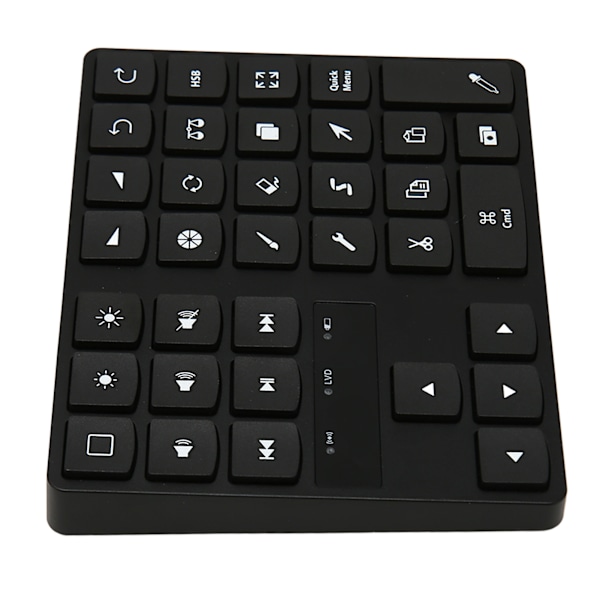 Mini Tegnetastatur 35 Taster Enhånds Ergonomisk Tegnesnarveitastatur for IOS for OS X