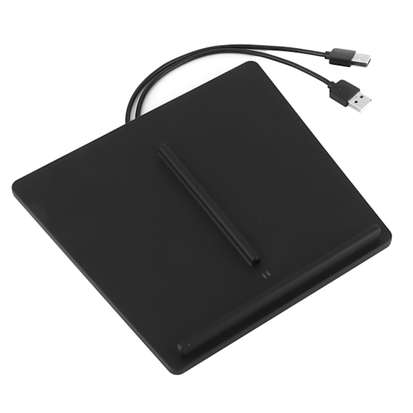 10W trådløs ladeplate Billader for mobiltelefon Dobbel posisjon Passer for Tesla Model 3 /Model YBlack