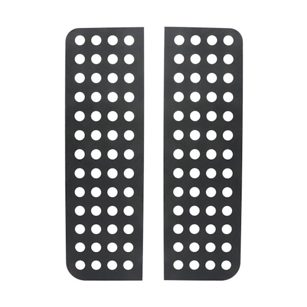 2 stk. Bagdørsrude Dekaler Aluminiumslegering Glaspanel Trim Strip Udskiftning til Jeep Wrangler JK Unlimited 2007-2017