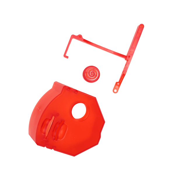 Fjärrlagringskort Monteringskit Värmeavledning 3D-Print Lagringskort Förlängningsadapter för Dreamcast GDEMU Transparent Röd
