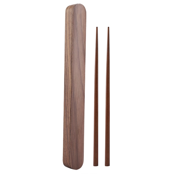 Eco-Friendly Wooden Chopsticks Storage Case - Portable & Reusable