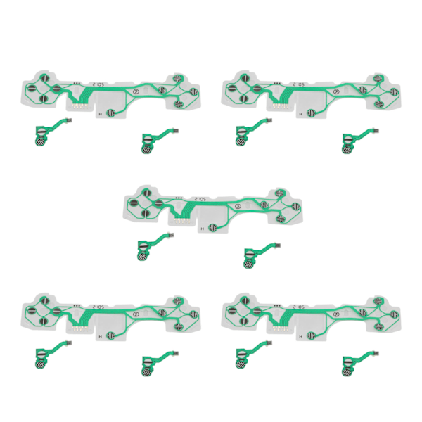 5-pack Flexibel Bandkabel för PS5 Ersättning FPC Spelkontroll Handtag Ledande Film för PS5-kontroll