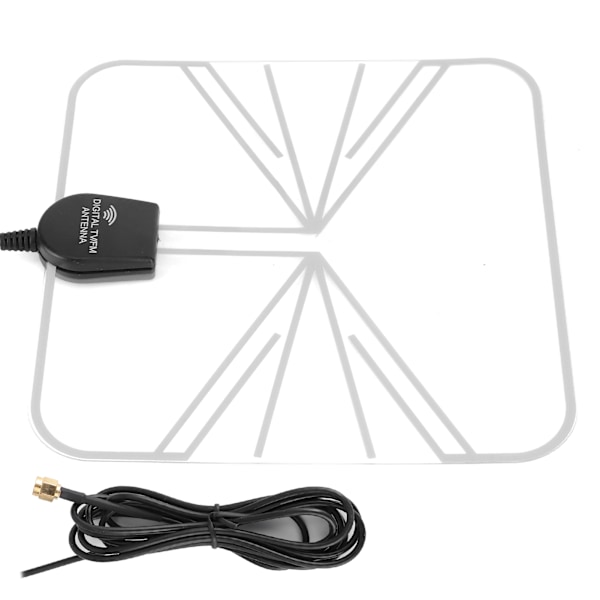 Auto HD Digital Antenna Analog Signalmottagare Mobil Antenna Klar Röst Kvalitet UniversalSMA