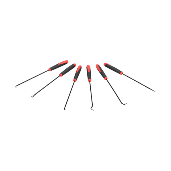 6 st Oljetätningar Krokar ORing Packning Avdragare Remover Pick Set Bärbara bilar handverktyg