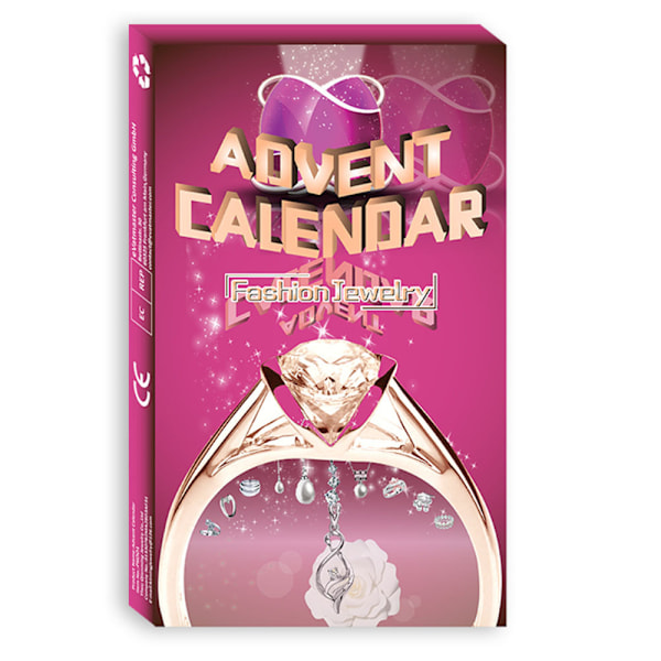 Ny Børne Julekalender 24 Dage Julekalender Nedtælling Blind Box Smykker Ring Halskæde Gave 1 Styk