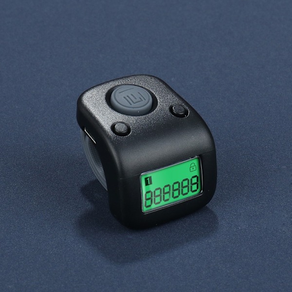 Tæller opgradering opladning fingerring selvlysende elektronisk digital display håndtryk tæller