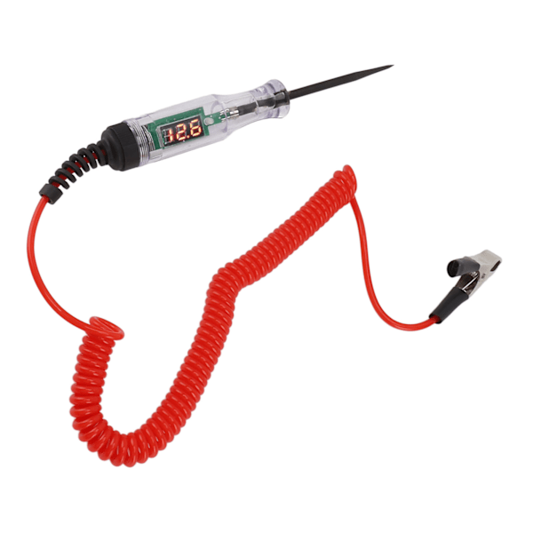 6 till 48V Automotive Circuit Tester Digital LCD Display DC Spänningstestare Elsystem Verktyg för bilar SUV:ar Husbilar Lastbilar