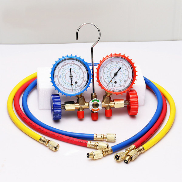 Luftkonditionering Fluor Verktyg Legering Fluor Verktyg Set AC grenrörsmätare Set Auto Service Kit