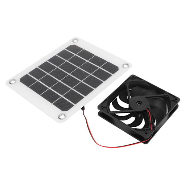 10W aurinkokennotuuletin 5V vedenpitävä kannettava monokristallinen piiaurinkopaneelituuletin asuntovaunuun