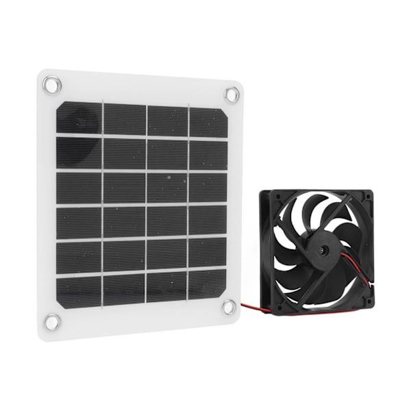 10W aurinkokennotuuletin 5V vedenpitävä kannettava monokristallinen piiaurinkopaneelituuletin asuntovaunuun