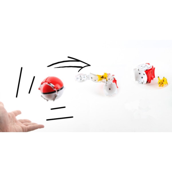 Flip Pet Exploding Poké Ball Mini Doll + Capture Ball-s 24
