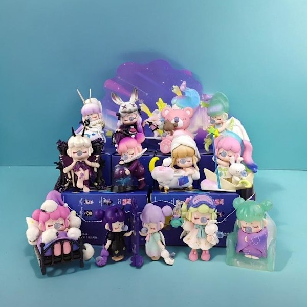 Ruomeng Handgjord Blind Box Docka Present till Flickor Födelsedagsfest 8