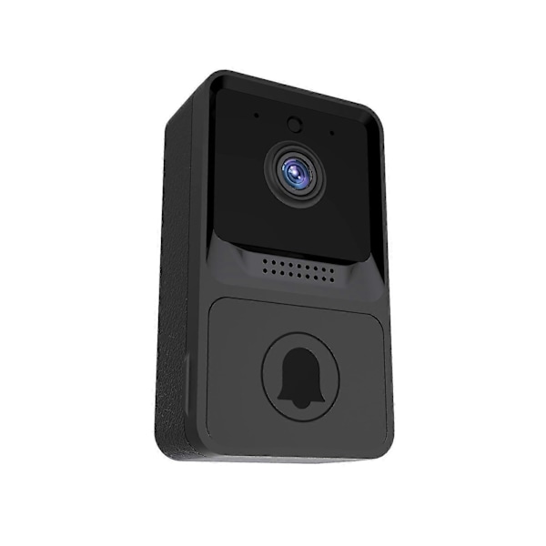 Smart Hem Kontrollsystem Trådlös Video Dörrklocka Set Elektronisk Produkt Rörelsedetektering Svart
