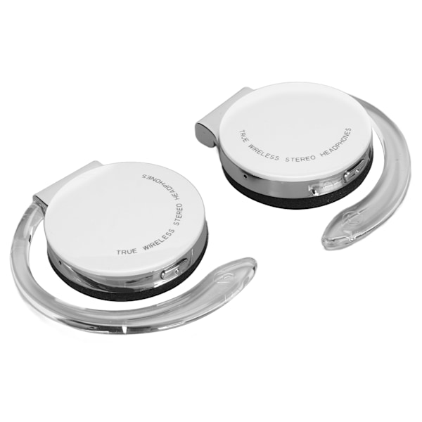 Bluetooth 5.2 -stereokuulokkeet, IPX5-vesitiiviys, syvä basso, 50 tunnin toistoaika, hehkuvat langattomat kuulokkeet mikrofonilla ja latauskotelolla, valkoinen
