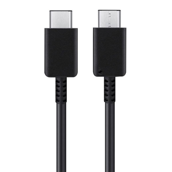 Type C til Type C Kabel PD Hurtigopladning Fleksibel Type C Datakabel til Android til Note 10 Telefon 3.3ft Sort