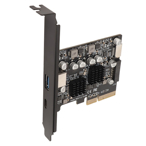 PCIe Typ C-kort 10Gbps Hög Hastighet Guldpläterad Pin Front Typ E PCIE USB3.2 Expansionskort för Stationär Dator