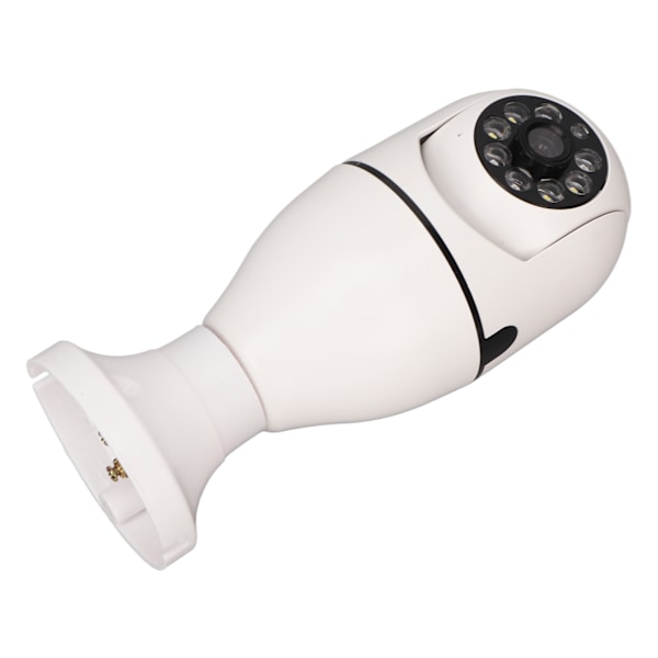 Glödlampsövervakningskamera 2.4G 5G WiFi 1080P Mörkerseende Tvåvägs Audio Funktion Rörelsedetektering Hemövervakningskamera 110‑240V