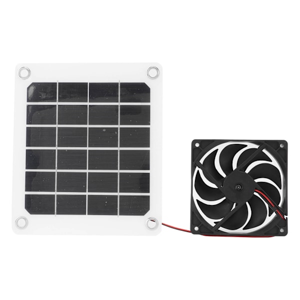 10W aurinkokennotuuletin 5V vedenpitävä kannettava monokristallinen piiaurinkopaneelituuletin asuntovaunuun