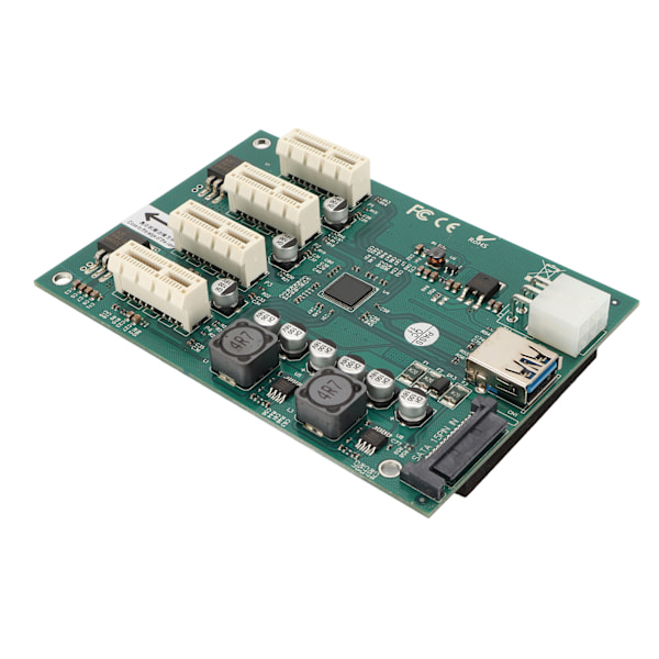PCI E X1 til 4xPCI E X1 Adapterkort Plug and Play PCB PCI E X1 Adapterkort til Windows til Linux