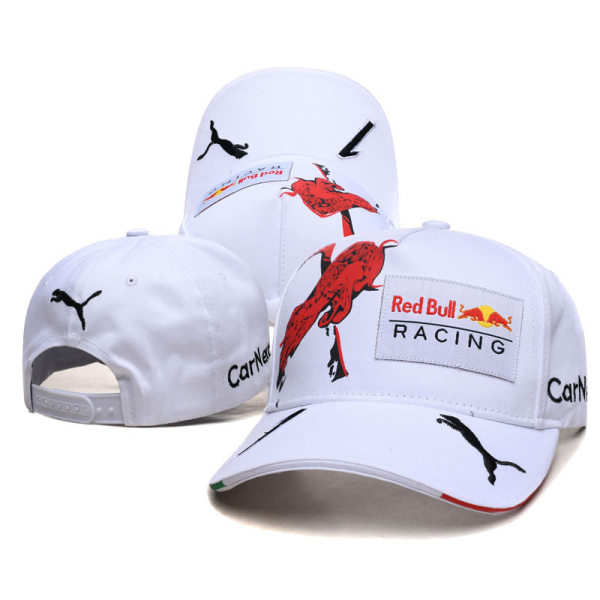 Red Bull basebollkeps hög topp liten logotyp broderi män och kvinnor hiphop platt brättad hatt racing sporthatt-s 20