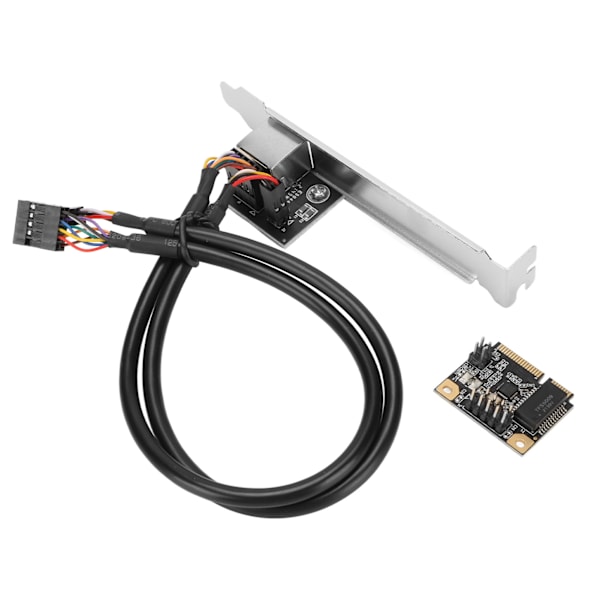 Mini PCI E Gigabit Ethernet-kort 10Mbps 100Mbps 1000Mbps Drivrutinfri RTL8111H Chip RJ45 PCI E-kort för stationära datorer