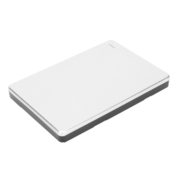 2,5 tum Extern Hårddisk Bärbar USB3.0 5 Gbps Hög Hastighet Ultra Slank Metall Extern Hårddisk för Win för OS Silver 80 GB