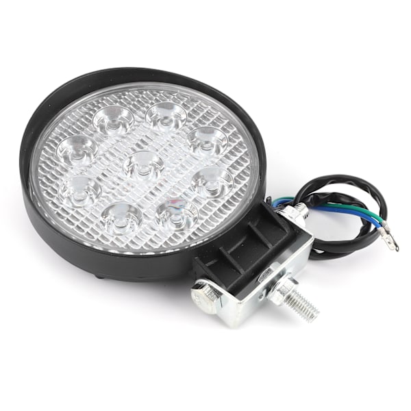 9LED 27W Arbeidslys 6000K 2700lm Høy Lysstyrke Frontlys IP67 Beskyttelse for ATV UTV Lastebil