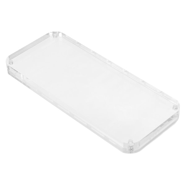 Spillkortveske i gjennomsiktig akryl, oppbevaringsboks for spill med 14 spor for Switch for Lite krystallboks