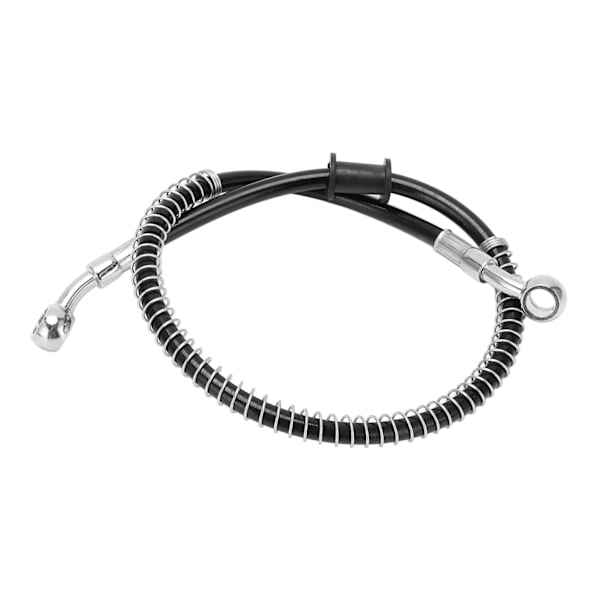 Motorcykel bremseslange Koblingsrør Varmeisolering Følsomt stål PVC Sort Universal 60cm/23,6in