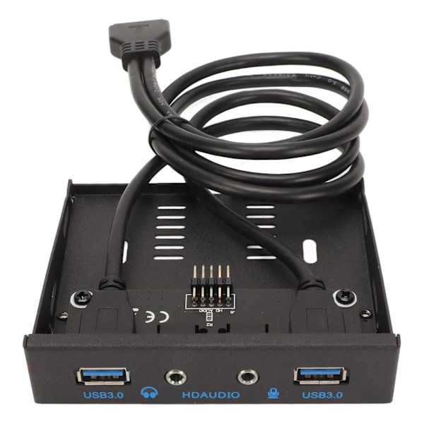 USB-frontpanel USB 3.0 med 4 portar Stabil överföring Stöder snabbkoppling 3,5 tum frontpanel för datorchassi