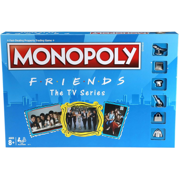 Monopoly Board Game Friends -fanipeli 8-vuotiaat ja sitä vanhemmat -