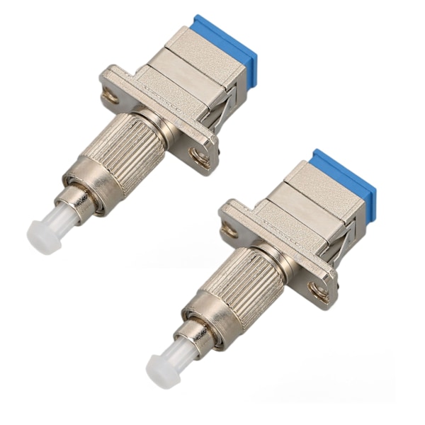 2 stk FC Hann til SC Hunn Adapter FC UPC Hann til SC UPC Hunn Enkeltmodus Hybrid Optisk Fiberkontakt Adapter